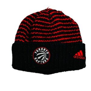 NBA Toronto Raptors Knit Beanie - Red and Black
